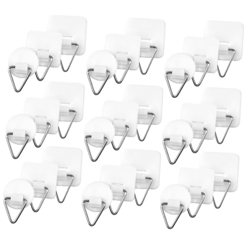 Colgadores Pared Adhesivos Transparente Marca HOMSFOU