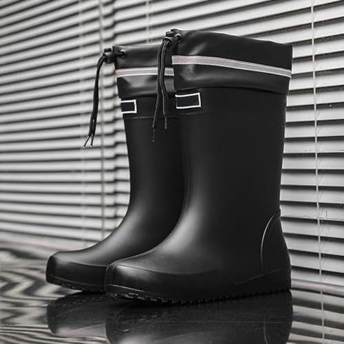 Bottes d'équitation en caoutchouc pour femme imperméables et légères - 3