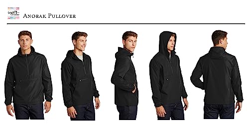 Sorority Letters Shop University of Tampa Windbreaker - Packable Anorak Pullover3