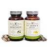 Herbal Roots Mood Duo, Organic St. John's Wort and Ashwagandha Supplement, Natural Mood Support, Non-GMO