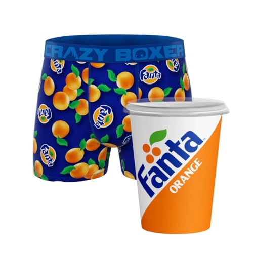 CRAZYBOXER Men's Underwear Fanta Oranges Stretch Breathable Boxer Brief Anti-irritation2