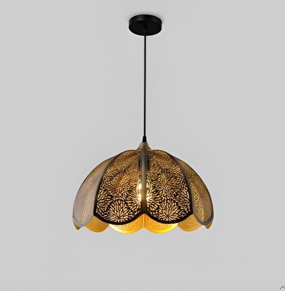 Image of Lyse Decor Hanging Lamps for Living Room, Pendant Lights for Drawing Room Center, Dining Table Light and Bedroom Lights (with Bulb)
