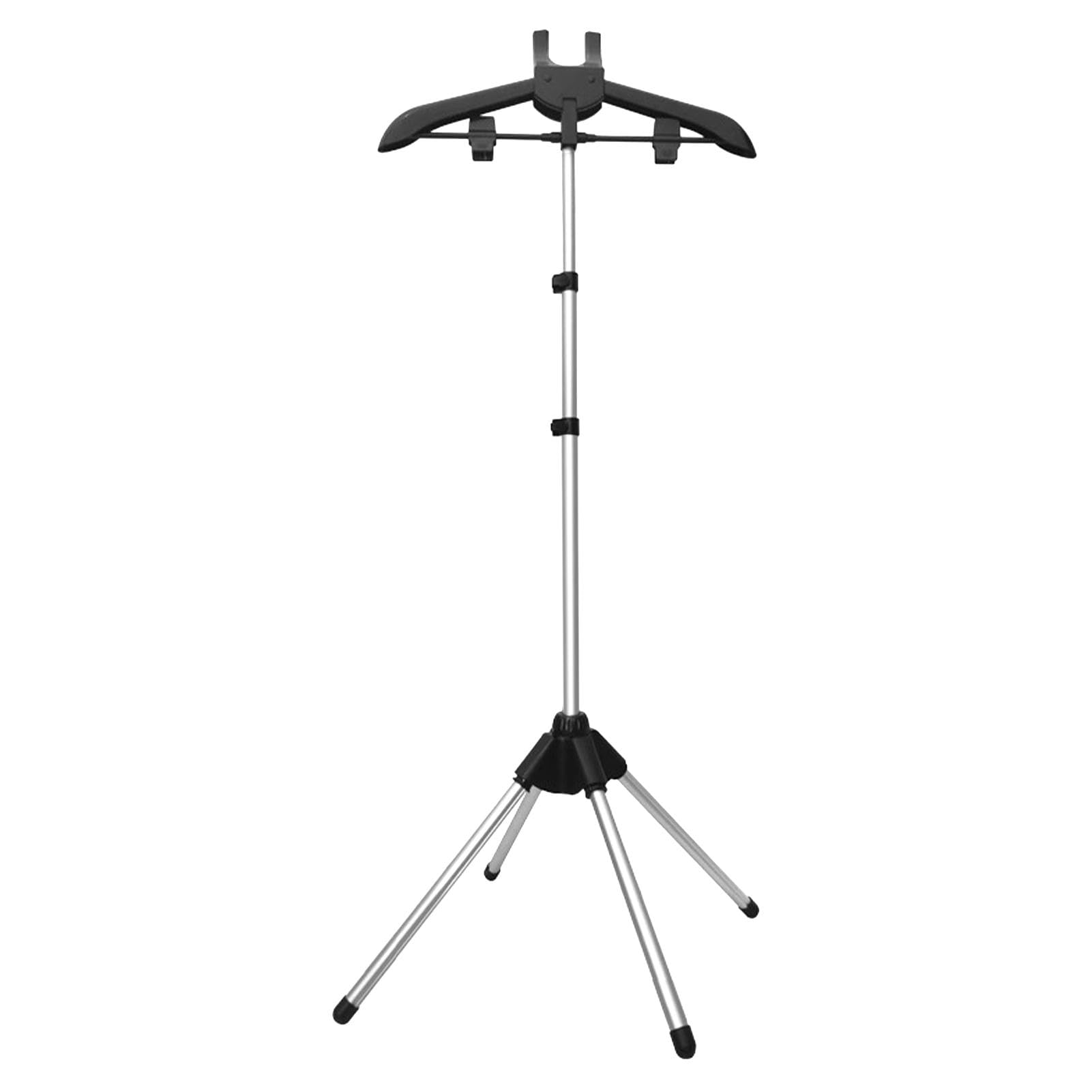 Steamer Stand, Adjustable Height Garment Steamer Stand, Telescopic Foldable Steam Rack, Portable Clothes Steaming Holder for Home Garment Ironing