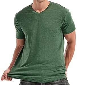 KLIEGOU Men’s V Neck T Shirts – C...