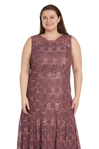 Image of R&M Richards Women's Starlit Siren Sequin Gown
