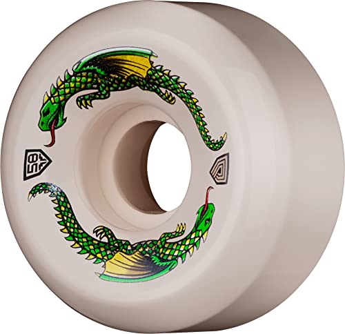 Powell Peralta Dragon Formula Skateboard Wheels 93A 58mm x 33mm White