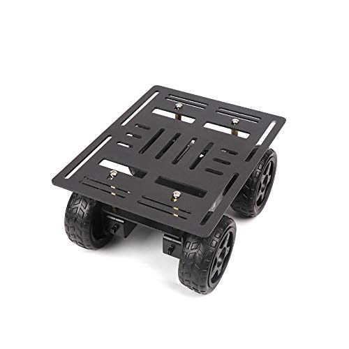 LewanSoul Mecanum Chassis Car Kit with Aluminum Alloy Frame, TT Motor and 60mm Mecanum Wheels, Smart Robot Car,DIY Kit (Unassembled)