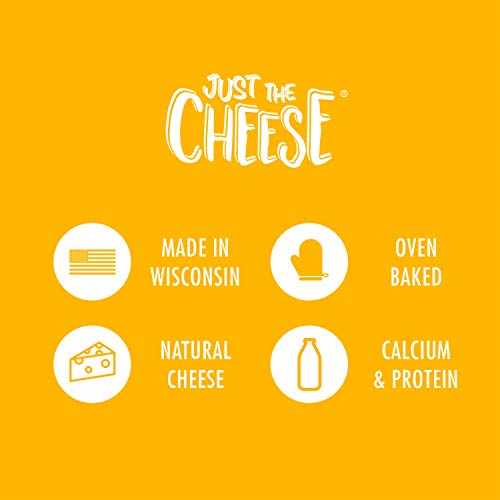 Just the Cheese Bars, Crunchy Baked Low Carb Snack Bars. 100% Natural Cheese. High Protein and Gluten Free (Mild Cheddar, 12 Two-Bar Packs) - Thumbnail 3