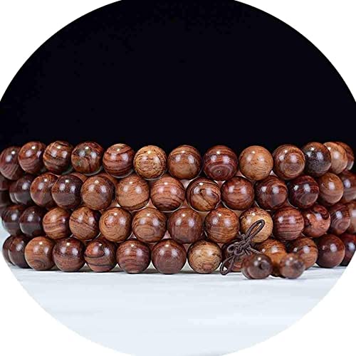 Collier perles de prière tibétain : retrouvez le calme et la concentration avec le mala 12 mm en bois