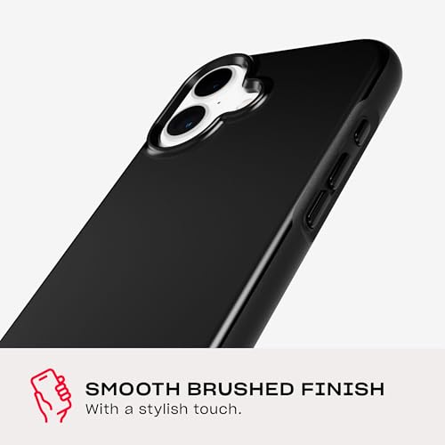 Image of Tech21 EvoDusk case for iPhone 16 - Compatible with MagSafe - Impact Protection Case 15x Military Standard Tested - in Black