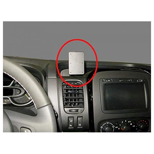 Brodit 855261 Coche - Soporte (Teléfono móvil/Smartphone, Coche, Soporte pasivo, Negro, Acrilonitrilo butadieno estireno (ABS), De plástico, Montaje de Abrazadera)