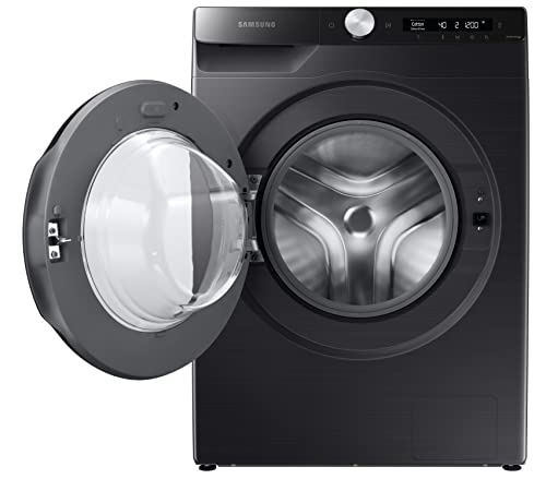 Image of Samsung 7 Kg Fully-Automatic Front Loading Washing Machine Appliance with AI Control & SmartThings Connectivity (WW70T502DAB1TL,Black Caviar)