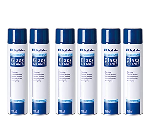 Bohle Glass Cleaner Spray, 624g, 6 Pack