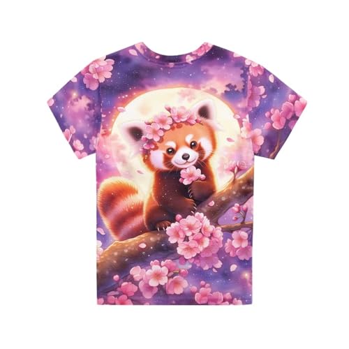 Image of WELLFLYHOM Kids Tshirts Girls Boys Short Sleeve Crewneck Tees Shirts Casual Sport Pullover Tops Size 3-16 Years