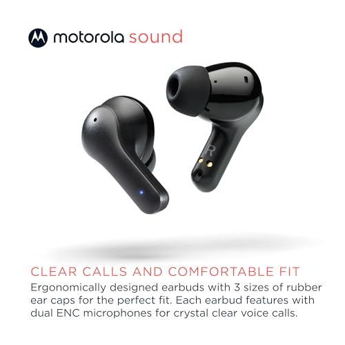 Motorola Moto Buds 135 True Wireless ENC Bluetooth Earbuds with