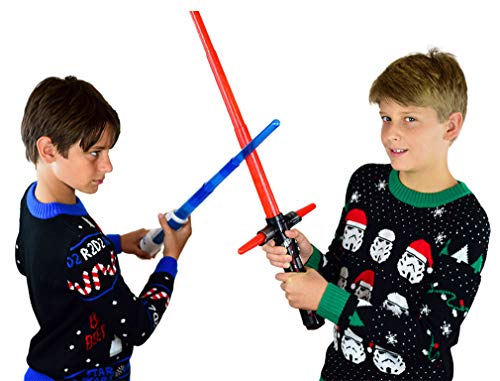 Star Wars Stormtroopers Ugly Christmas Sweater Boys/Girls 6yr - 12y Kids Sweater Medium Multicolor2