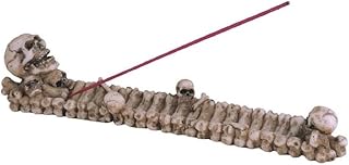 Q-Max 10" W Skull Incense Burner Incense Sticks Holder Fantasy Decoration Figurine