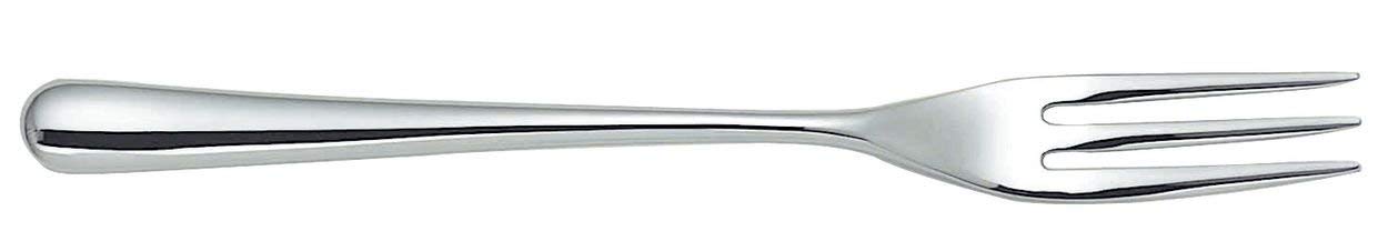 Alessi Caccia Cuillères à Dessert 18/10 Inox Brillant - Set 6 Pièces - Design Italien Classique 1938 - 17 Cm