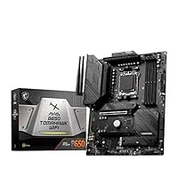 MSI MPG B650 Tomahawk WiFi Mainboard, Micro-ATX - Unterstützt AMD Ryzen 7000 Serie Prozessoren, AM5-12 Duet Rail 80A VRM, DDR5 Memory Boost 6400+MHz/OC, 2 x PCIe 4.0 x16, 2 x M.2 Gen4, Wi-Fi 6E