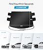 Wigoo 2026 Upgrade Car Windshield Cover for Ice and Snow, Windshield Snow Cover for Winter Snow & Frost – 600D Heavy Magnetic Anti-Hail Protector for Winter Weather, Fits Large SUVs & Trucks, X-Large #4