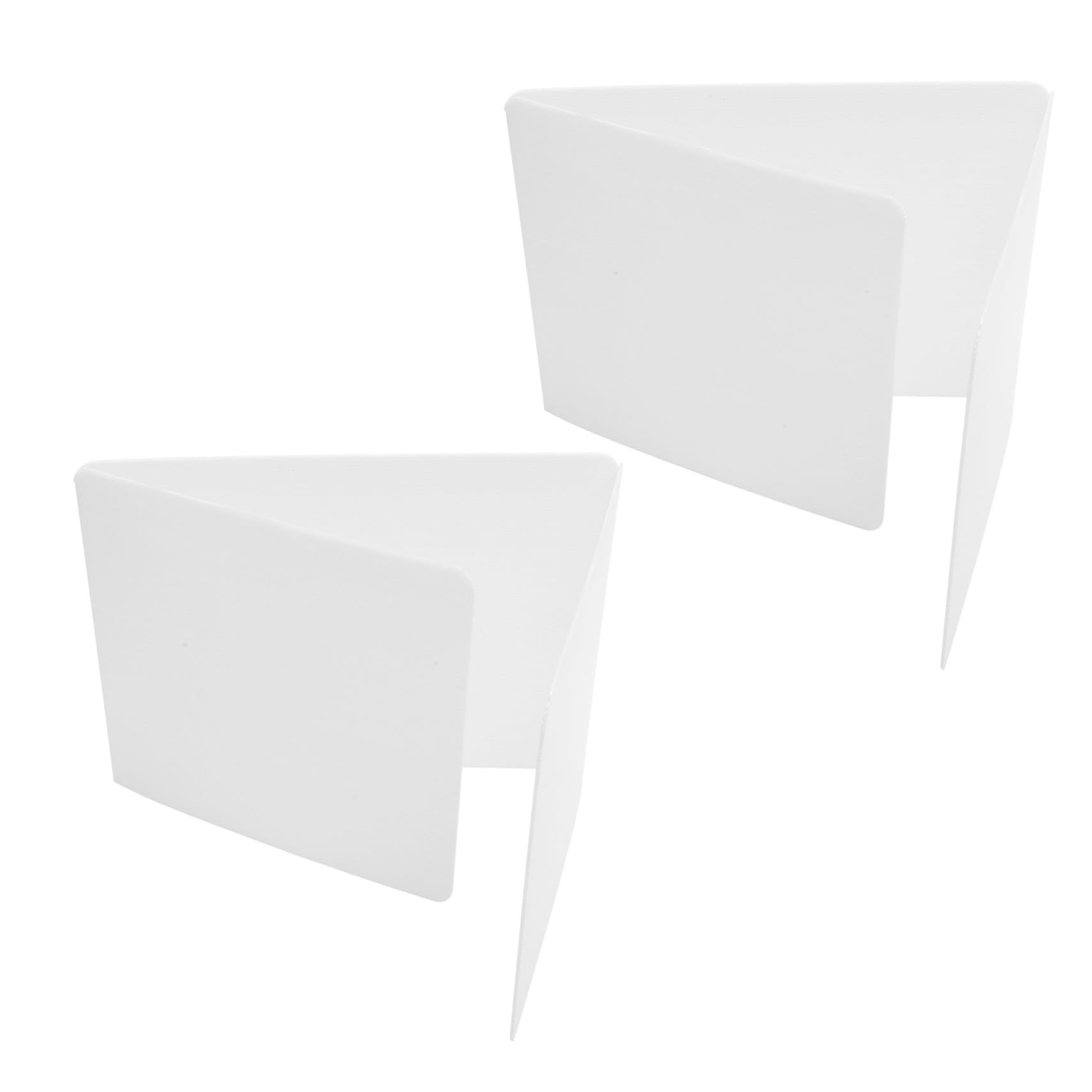 2 divisori portatili in plastica per scrivania, pannelli protettivi per receptist de & cassier, colori assortiti per ufficio e studenti