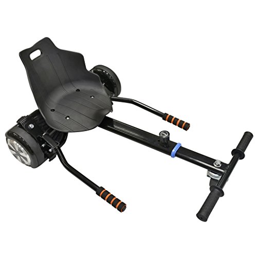 WPHMOTO Hoverboards Go Kart Seat Attachment Accessories Adjustable fits Kids and Adults for 6.5" 8" 10" Hoverboards Electric Scooter (Black)