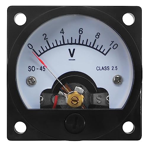 Compteur analogique SO45-V à pointeur précis pour mesurer la tension DC 15V