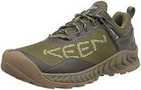 KEEN Male NXIS EVO WP Dark Olive Black Olive Size 10.5 US Hiking Shoe