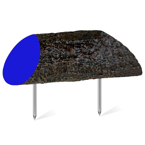 Sandbaggy Wood Golf Tee Box Marker - UV Protected, Rust Resistant - Log/Timber Style (450, Blue...