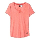 adidas Womens Logo V Neck Tee