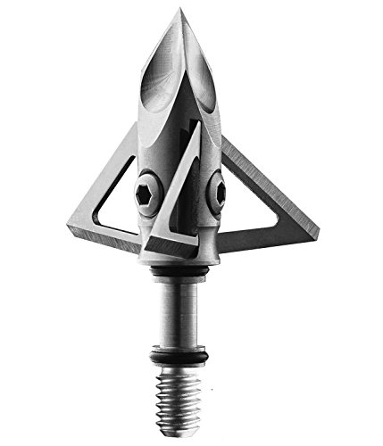 Ramcat Fixed Broadheads (Diamondback - 100 Grain, 3 Pack),Silver - image 3