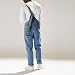 Petos para Hombre Vaquero para Trabajos Denim pantalón Casual con Bolsillos Mono...