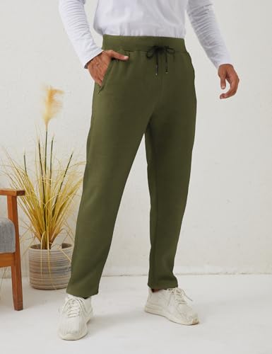 Gihuo Men Sweatpants Sherpa Fleece Lined Sweatpants Winter Thermal Active Outdoor Sports Track Jogger Pants2