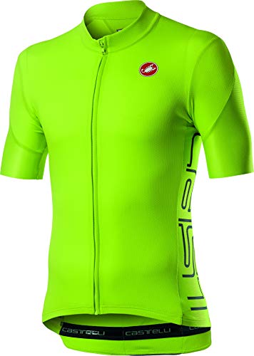 CASTELLI - Entrata V, Camiseta para Hombre, Hombre, Camiseta, 4520019, Chartreuse, L