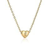 Design: Herz kette mit buchstaben gravierung Initialen A-Z, symbolisiert Sie oder den Namen Ihrer Familie, Schlichtes und zugleich romantisches “Herz” Design zeigt ewige Liebe.