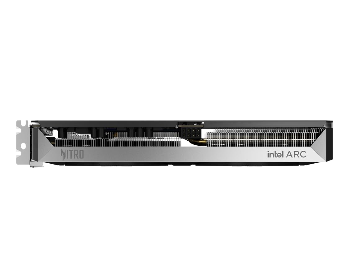Acer Nitro Intel Arc B580 - Scheda grafica overclocking da 12 GB GDDR6, Xe2 a 20 core, sistema di raffreddamento Frostblade a doppia ventola, orologio grafico 2,74 GHz, 1 HDMI 2.1 con supporto HDMI 4K