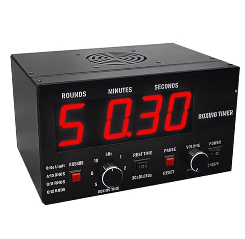 Minuteur de salle de sport professionnel avec écran LED pour entraînement de boxe