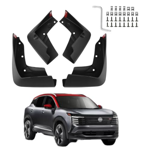 Image of Custom Fit for Mud Flaps 2025 2026 Nissan Kicks Mud Splash Guard Front and Rear 4-PC Set