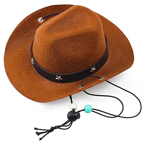 Aichiyu Pet Dog Hat Cowboy Hat Pirate Hat Formal  Tuxedo Top Hat Witch Hat Halloween Costume Cap For Dog Cat (A) #TOP2