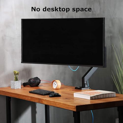 Soporte de monitor individual para mesa de 13 a 32 pulgadas con brazo de resorte de gas de 9 kg 8