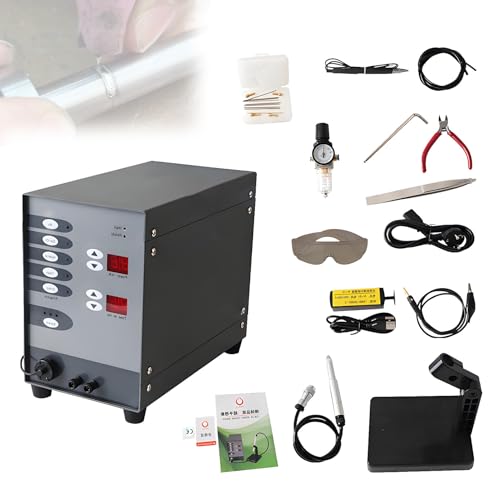Pnpaea Permanent Pulse Argon Arc Welder Kit,Automatic Jewelry Welder,with Gun,Professional Repair Tool for Gold, Silver, Ring, Chain Repair, DIY Making Package4