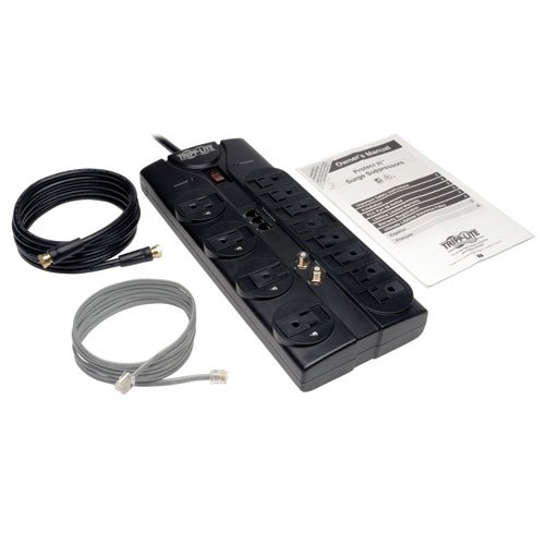 Tripp Lite TLP1208TELTV Surge Protector - Image 8