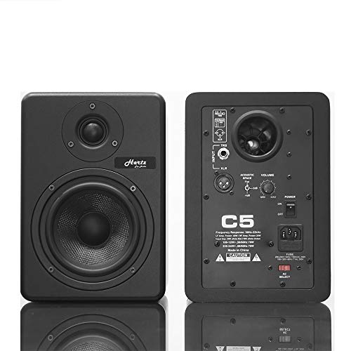 Image of Hertz C-5 2-way near-field studio reference monitors (PAIR)