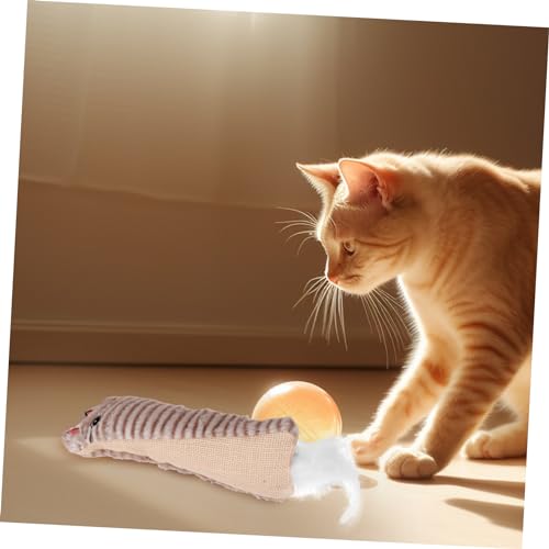Sosoport Catnip Brinquedos Gato Dental Gato Mastigar Gato De Pelúcia Para Gatos Pequenos Para Gatos