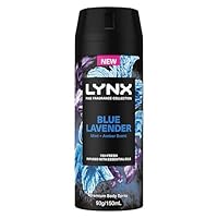 LYNX Deodorant ANTIPERSPIRANT body Spray BLUE LAVENDER 150 ML