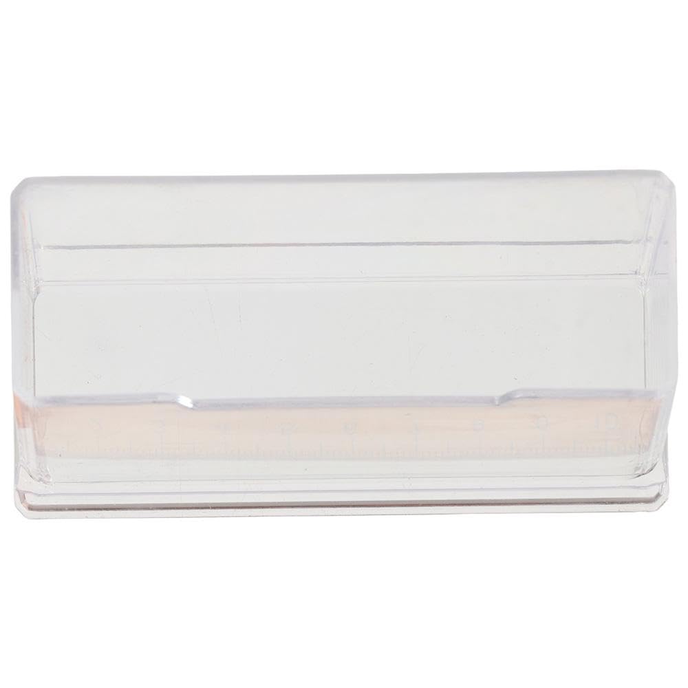 Risedot Acrylic Business Card Holder,1 Tier Clear Name Card Organizer for Office - Image 3