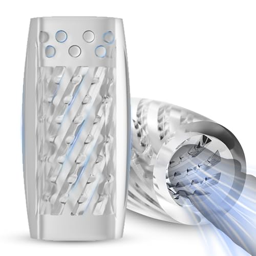 BDSMJOY Eichel Stimulator Mann,Masturbator Ei extrem eng,Masturbieren für Männer,erotisches Sexspielzeug für Männer Solo,Taschenmuschi Pocket Pussy Mastrubrator Mastubator Mastubstor (Transparent)