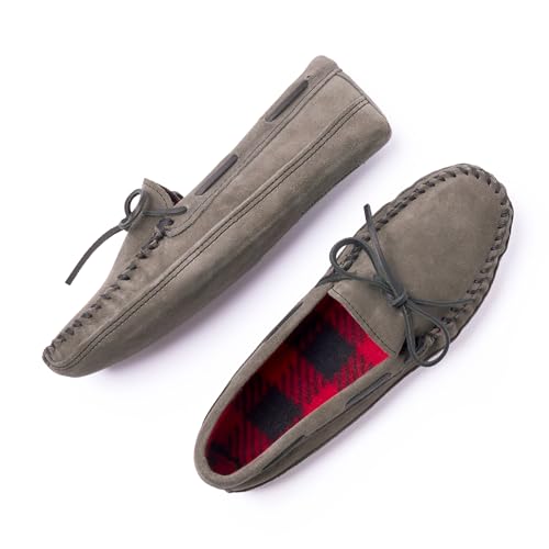 Image of Minnetonka Men's Double Bottom Fleece Slipper | Casual Slippers