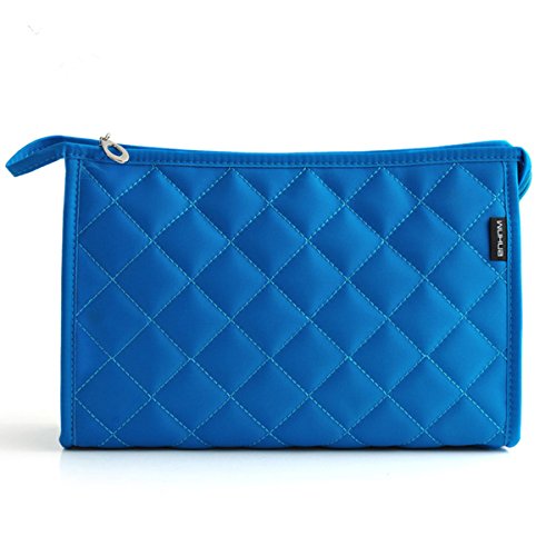 LittleStar Cosmetics Pouch Travel Case Make up Bags for Lady Accessory Organizer (Blue)