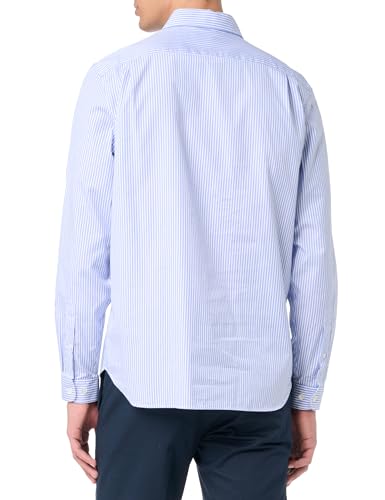 Lacoste Mens Regular Fit Long Sleeve Button Down Stripe Shirt2